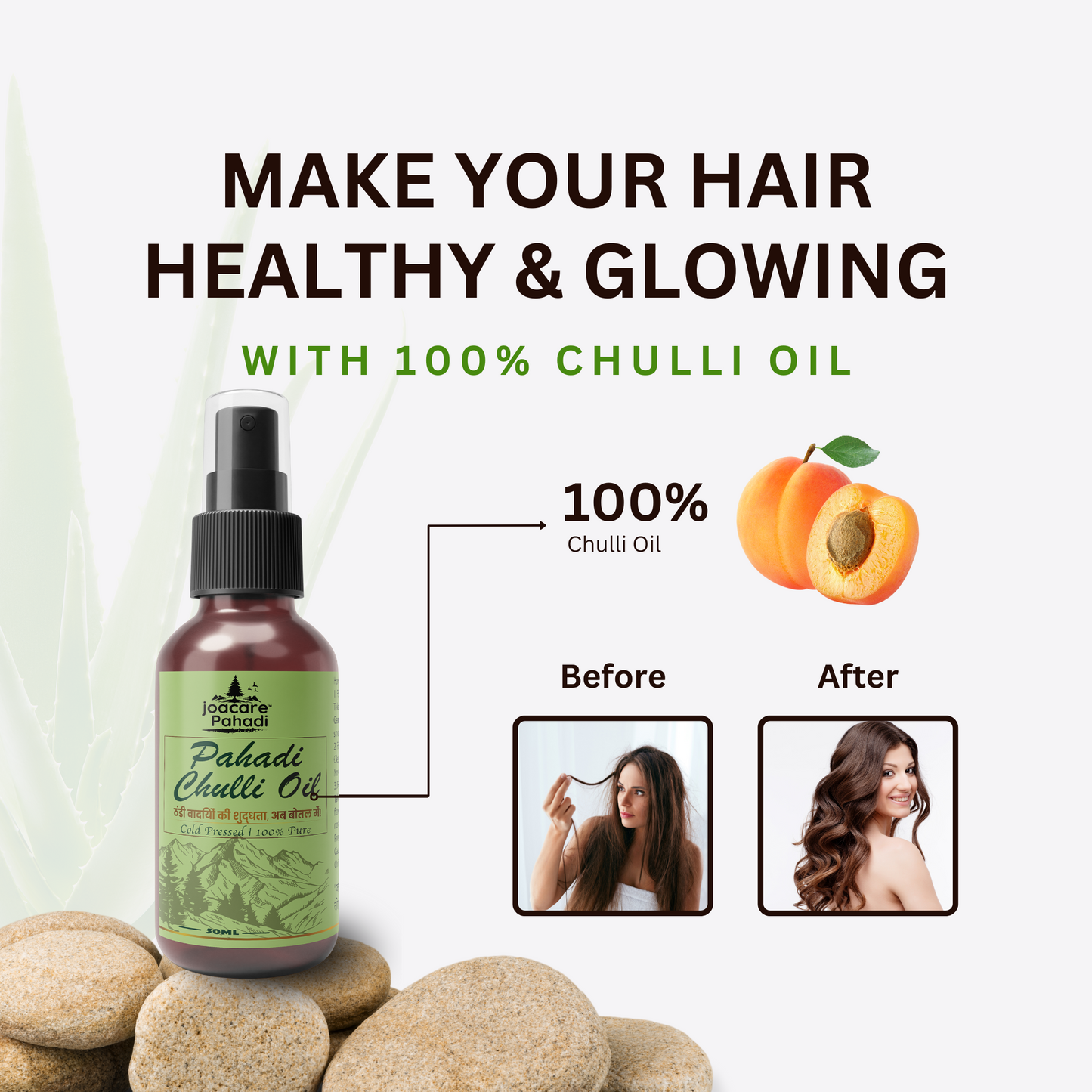 Kesh-Chulli Hair Regrowth Oil Mixed with Bhringraj, Rosemary